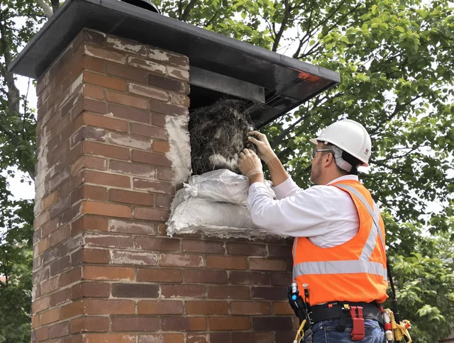 Humane removal of debris and animals by Somerset Chimney Sweep in Somerset, MA