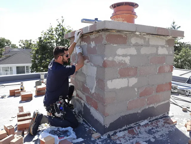 Advanced chimney repair process by Somerset Chimney Sweep in Somerset, MA
