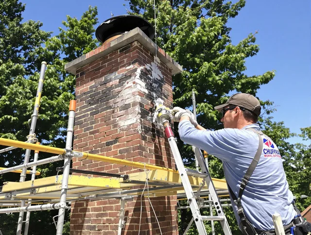 Structural chimney repair by Somerset Chimney Sweep in Somerset, MA