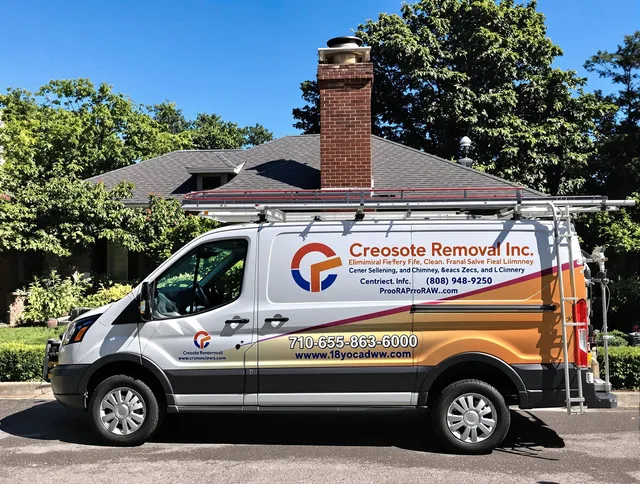 Somerset Chimney Sweep technician removing creosote safely in Somerset, MA